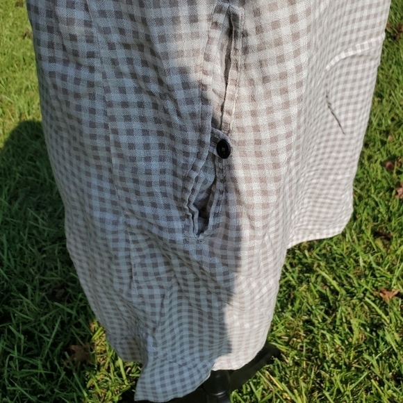 Checkered Quicksilver mini dress EUC medium - Picture 3 of 6